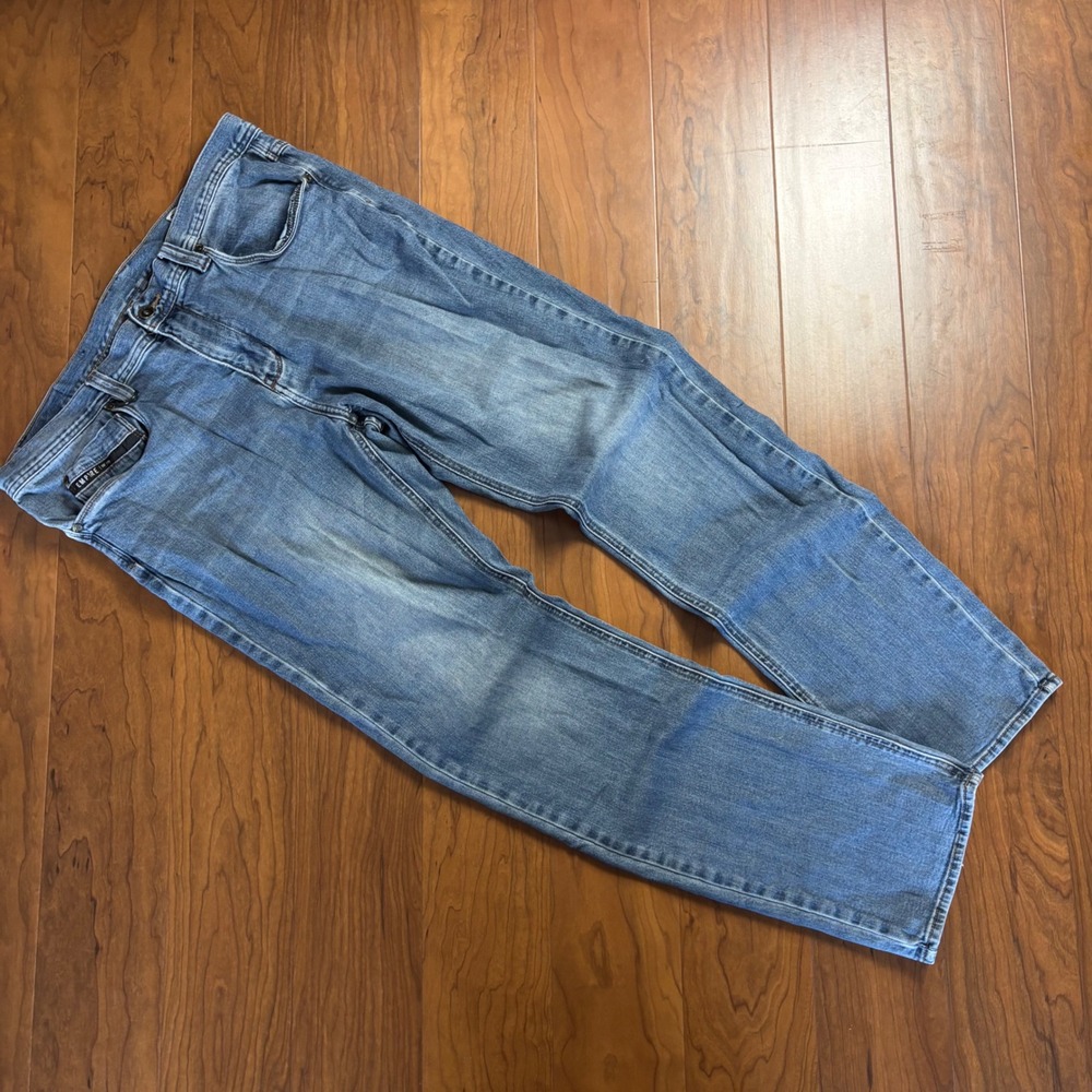 Empyre Sledgenhammer Regular Fit Jeans Mens 36 Medium Wash Blue Straight Leg